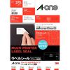 A-One Label Sticker, Easy To Peel Off, Matte Paper, 27 Pages, 10 Sheets, 31289, White