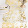 Glitter Sequin Christmas Table Runner Foil Mesh Roll Flag Tablecloth Gold Table Runner  Birthday