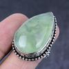 Prehnite Gemstone 925 Steling Silver Jewelry Ring Size 8
