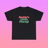 Daddy's Little Pierogi Unisex Heavy Cotton Tee Italian Ironic Iconic Shirt Y2K New York City Little Italy Canal Mulberry Street Funny Meme