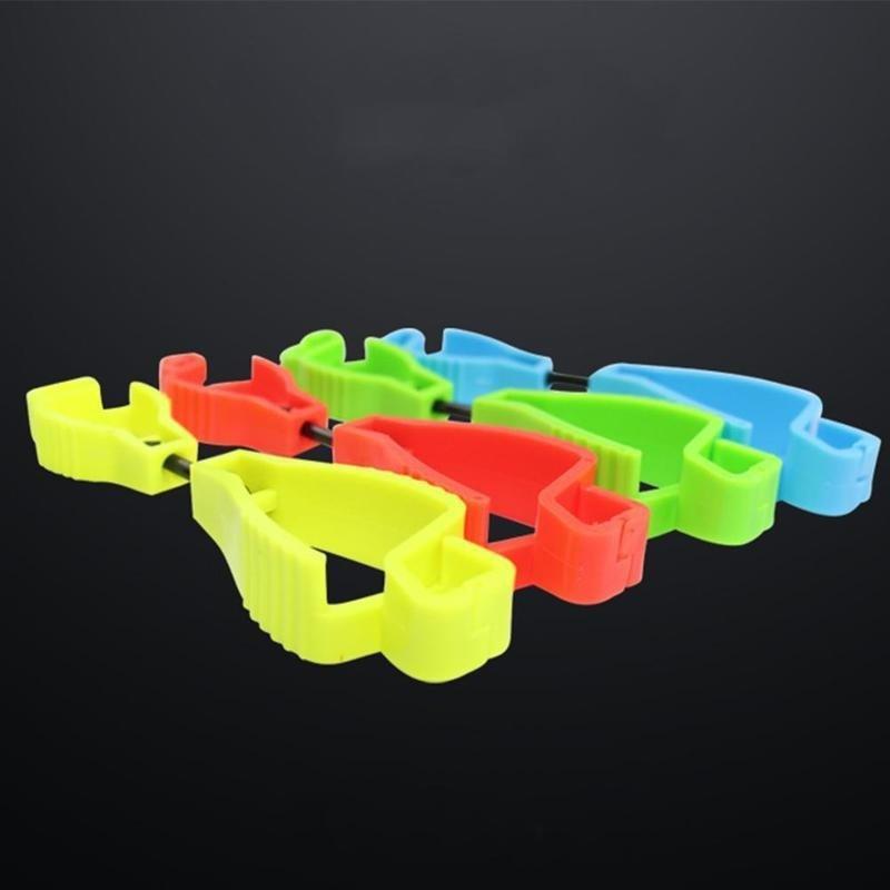 Пластиковый зажим для перчаток Красные рабочие перчатки Зажимы Рабочий зажим Защитные рабочие перчатки Защитная лаборатория