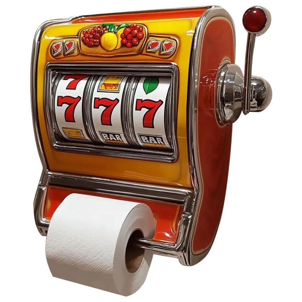 Wall Mounted Slot Machine Toilet Paper Holder Fun Slot Machine Toilet Paper Holder