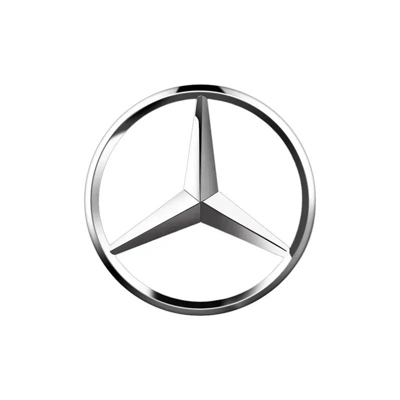 CSC1 1pcs 52mm 57mm Car Steering Wheel Badge Emblem Sticker For Mercedes Benz W204 W205 W212 W213 W221 W177 W246 GLA GLC CLA A Class