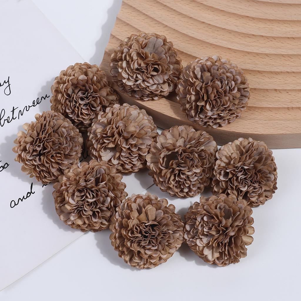 5/10/20Pcs 4cm Hydrangea Artificial Flowers Head For Wedding Party Home Room Decoration Christmas Gift Accessories Silk Flowers