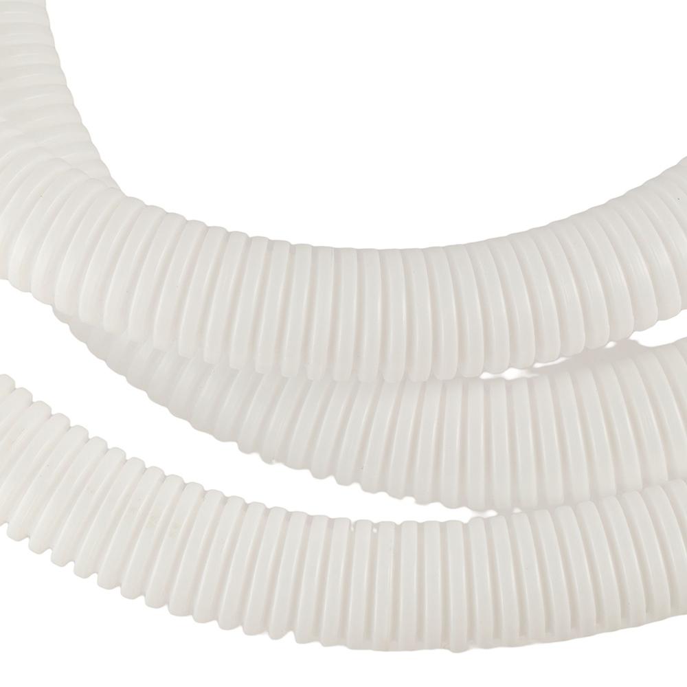 Белая труба для впуска воды в стиральную машину Пластиковый шланг для впуска воды Кондиционер Сливная труба Кухня