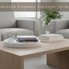 Wavy Edge Modern Decorative Tray Round Shape Multifunctional Tray New Storage Tray  Coffee Table