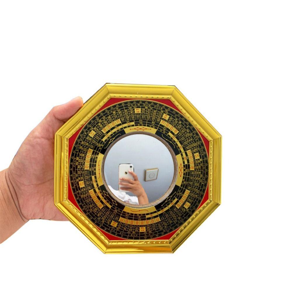 Металлическая рама восьмиугольные зеркала 13см 17.5см 20.5см восемь диаграмм зеркало фэншуй городской дом