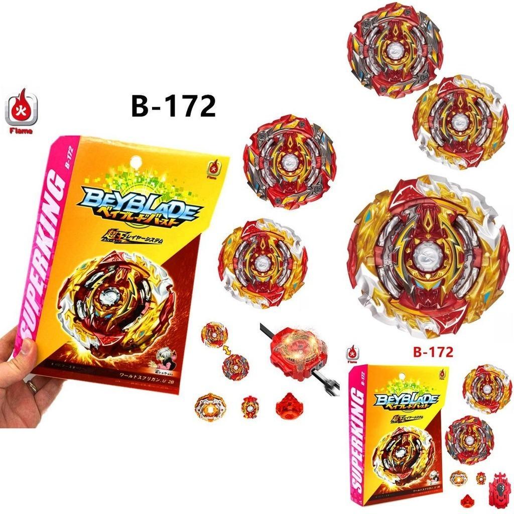 Beyblade Burst Superking B-172 World Spriggan Unite 2b With Spark Ruler Launcher For Epic Battles