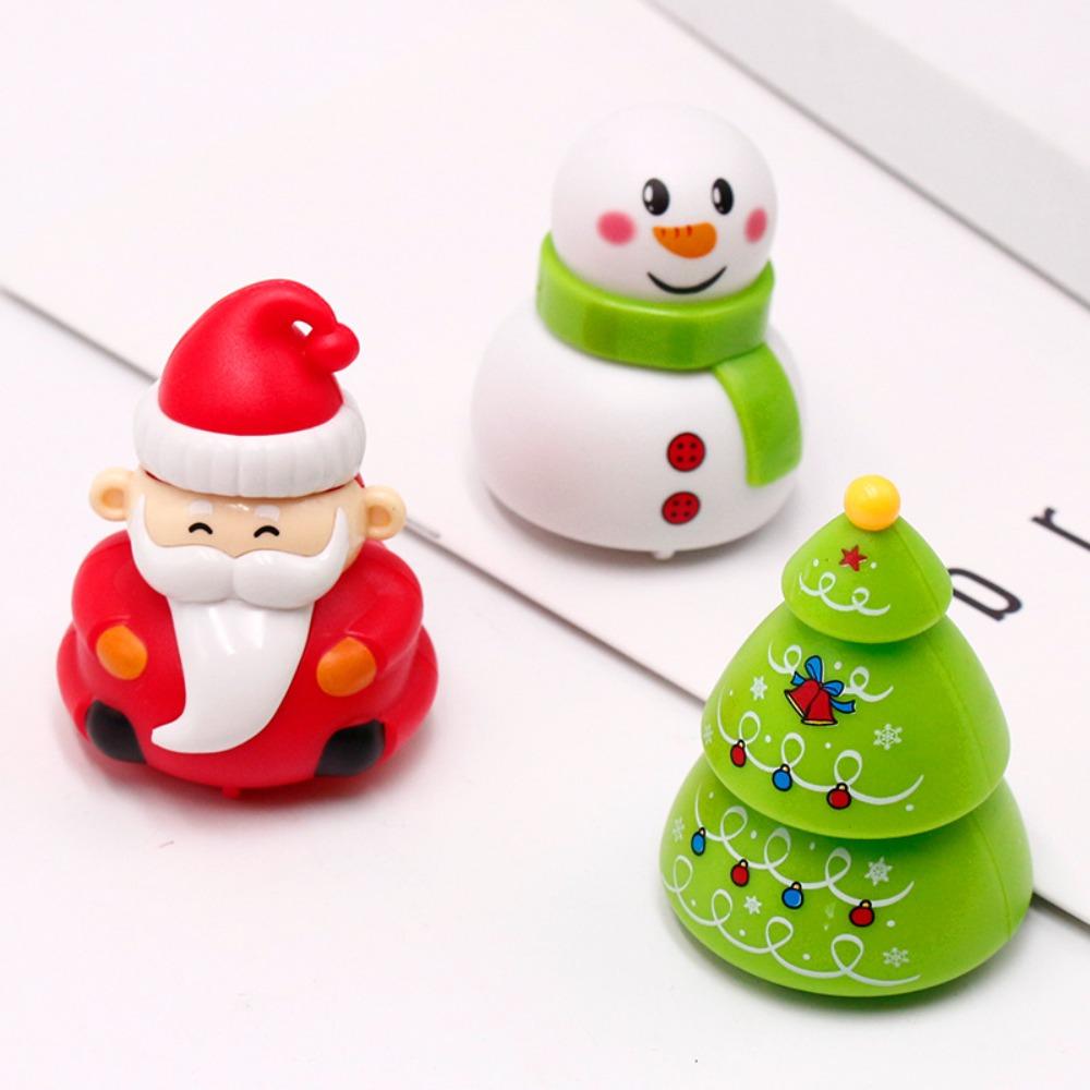 Old Man Snowman Car Toys Christmas Tree Santa Vehicle Toy Christmas Pull Back Car Kids Gift Bag