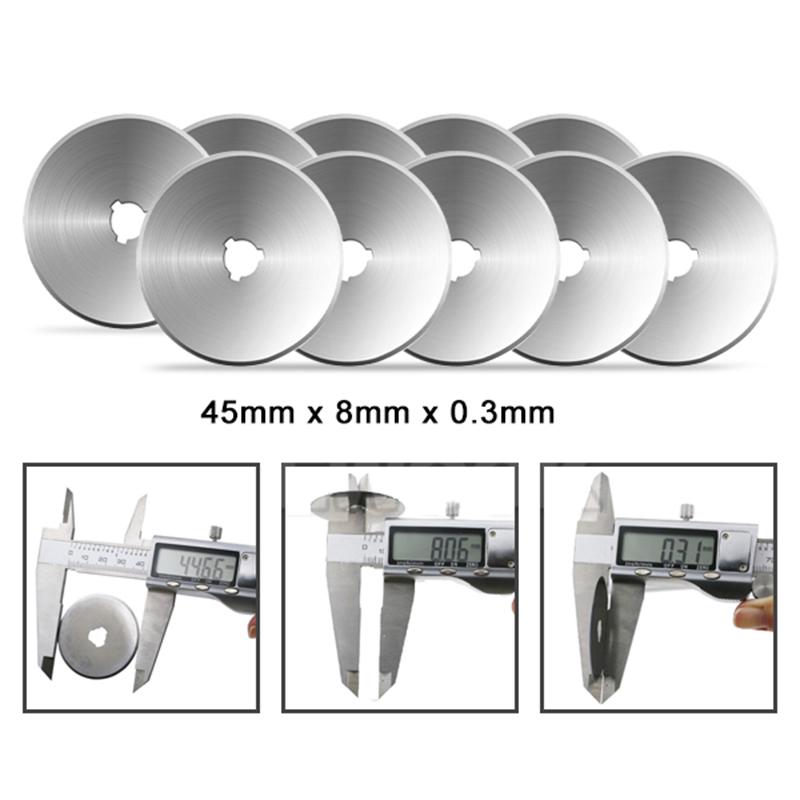 Kell 5 шт. 45 мм круговой режущий роторный резак сменные лезвия швейный инструмент для квилтинга