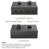 4 Way/2 Way 3.5mm Stereo Audio Switcher Bi-Directional Audio Switch Splitter Box 2x1/1x2 4x1/1x4 Switcher with Mute ButtonGood product