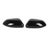 1Pair Rearview Side Mirror Cover High Strength Glossy Black Rugged Side Mirror Cover Cap Housing Replacement for Toyota