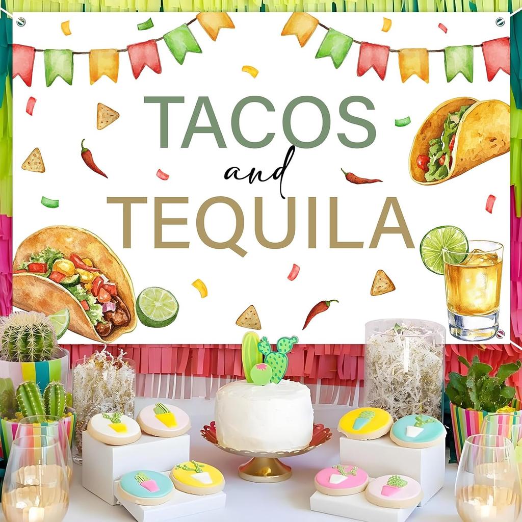Kreatwow Декорация для вечеринки Тако и Текила Фон 4,92 * 3,28 фута Вечеринка Taco Tuesdays Декорация для тако-бара Cinco De Mayo Коктейль Текила