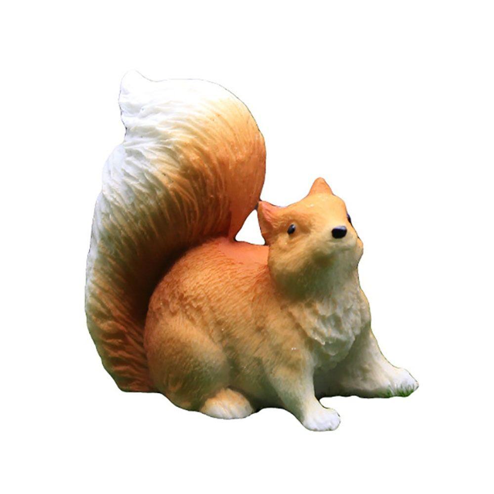 Реалистичная статуя белки, украшение для сада, фигурки белок, изысканная имитация белки