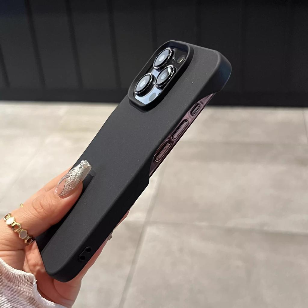 Simple Solid Color Without Borders for IPhone16promax Mobile Phone Case Liquid Silicone Apple 15 Anti Fall Soft Case