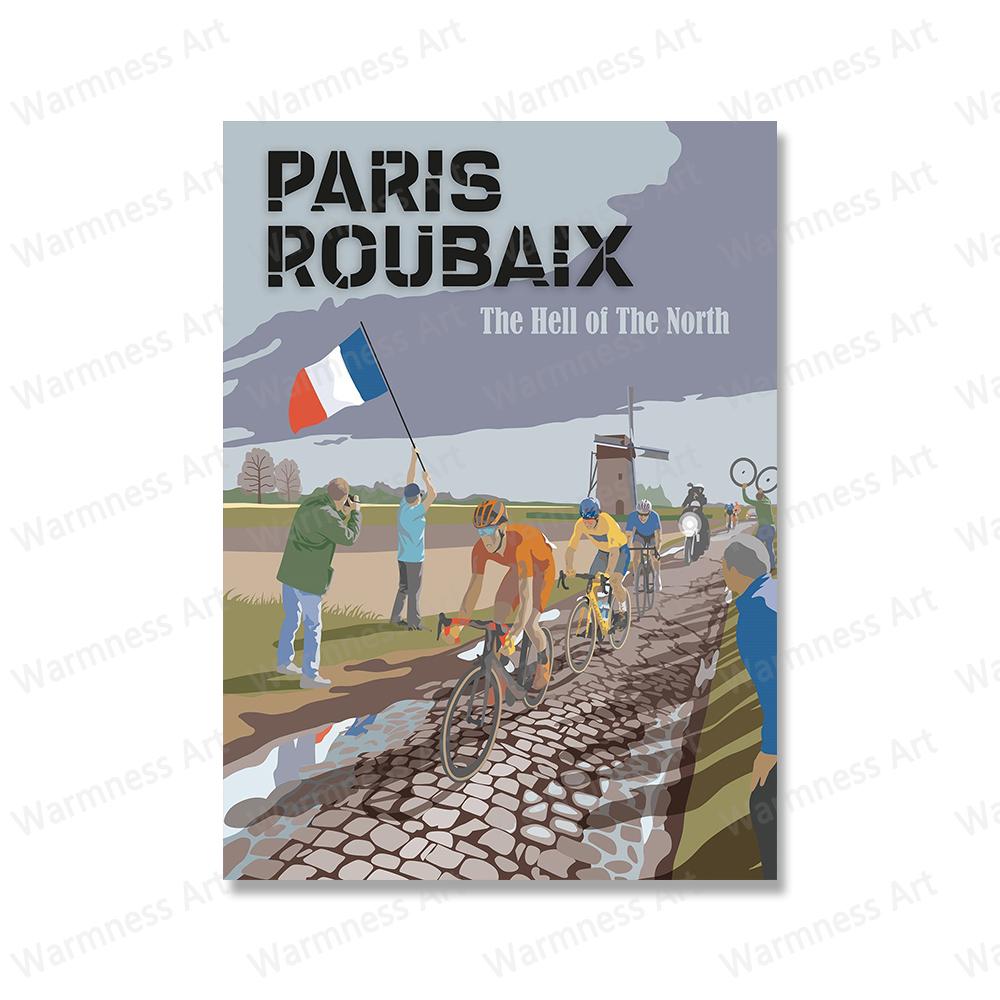 Мир города велосипедные гонки Велоспорт высоко в горах настенная живопись на холсте печать велосипедный спортивный постер фотографии для гостиной