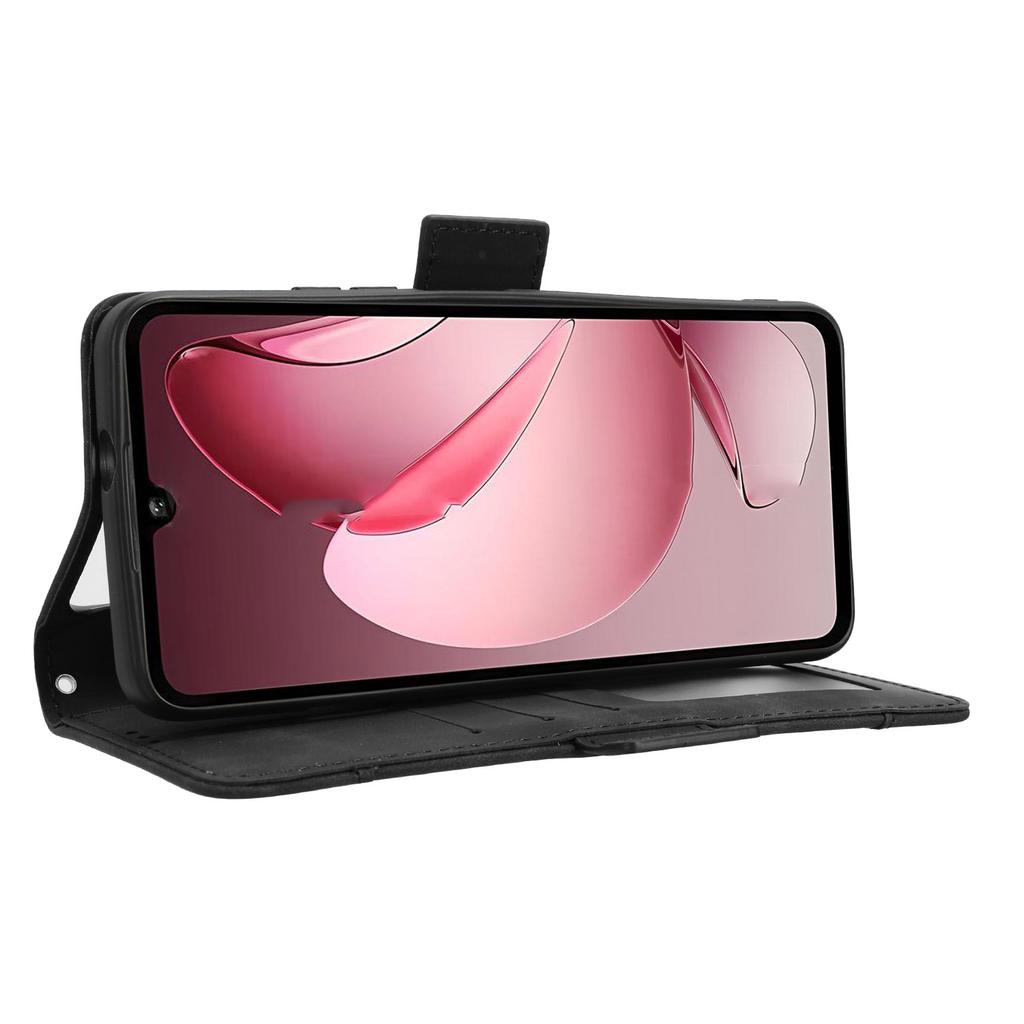 Для Oukitel C60 Pro/Oukitel C60 Кожаный чехол Чехол-кошелек для телефона с несколькими отделениями для карт