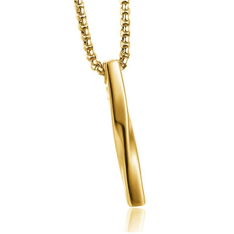 The Möbius spiral necklace is a trendy and unique fashion accessory that is both chic and simple exuding a sophisticated
