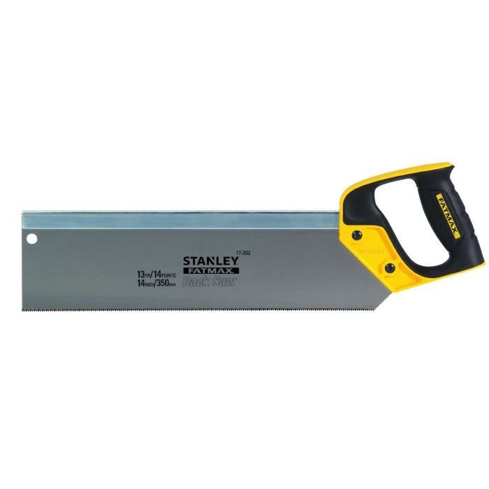 Scie a dos - STANLEY FATMAX - 2-17-202 - 350 mm - coupe fine
