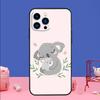 Cute cartoon watercolor animal koala Phone Case For iPhone 17 16 15 14 13 11 12 Pro Max Plus 13 12 mini 16e 17 Air Bumper Cover