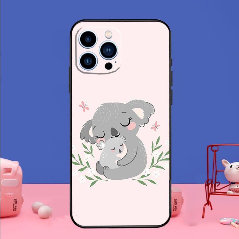 Cute cartoon watercolor animal koala Phone Case For iPhone 17 16 15 14 13 11 12 Pro Max Plus 13 12 mini 16e 17 Air Bumper Cover