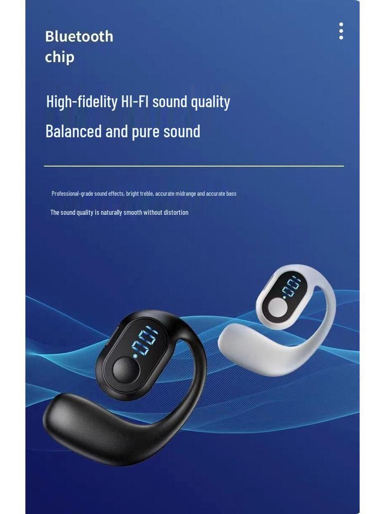 Long-Lasting Bluetooth Headphones with In-Ear and Over-Ear Options & Digital Display