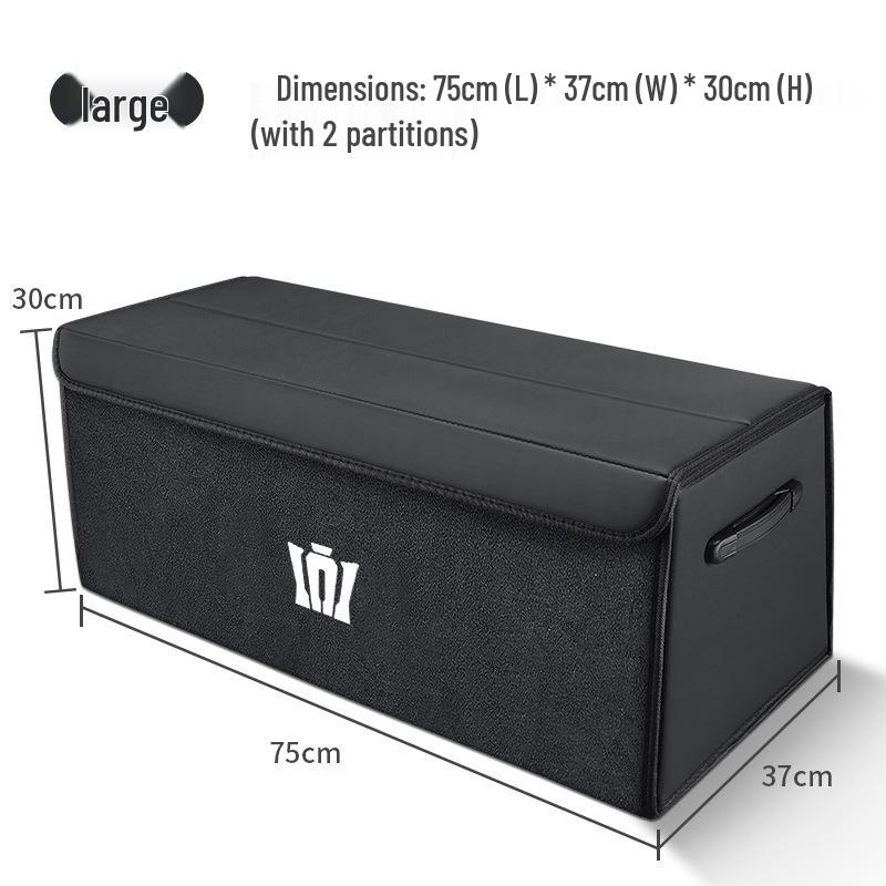 Toyota Crown Land Cruiser Trunk Organizer: Foldable Car Storage Box