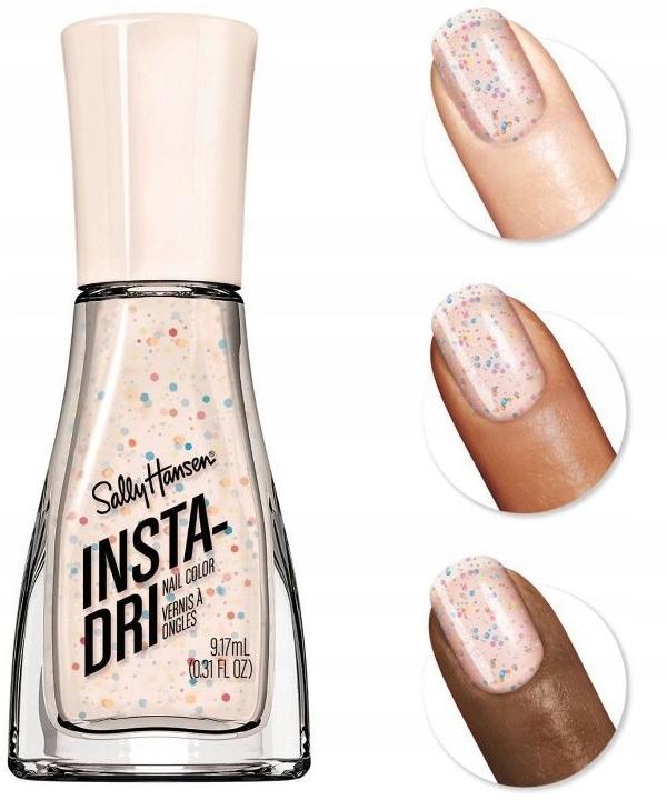 Sally hansen insta dri szybkoschnący lakier do paznokci sprinkle sprinkl 117
