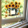 Painted Bright Sunflower Vase Bedroom Living Room Home Background Beautification Decoration Wall Stickers