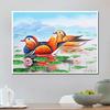 DIY Алмазная вышивка Утка-мандаринка Полный круглый Алмазная картина Мозаика Домашний декор