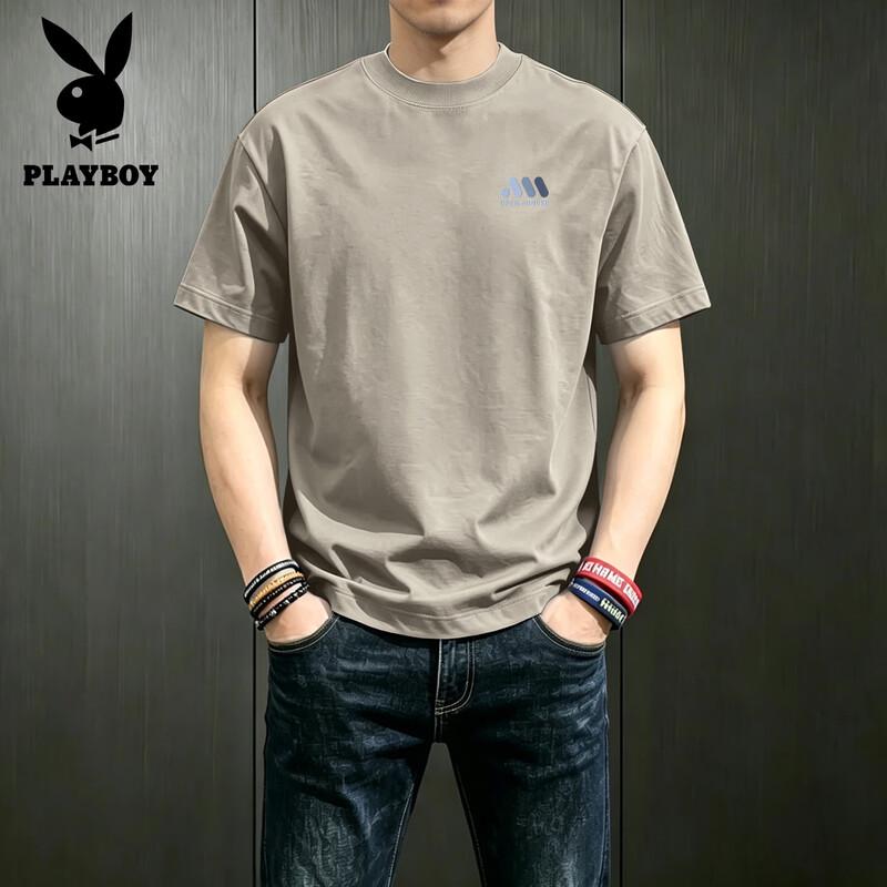 PLAYBOY Мужская летняя футболка с коротким рукавом 2026