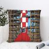Aventures Of TinT Rocket Polyester Cushion Cover Home Office Decorative Washable Cojines Decorativos