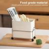 Multi-Functional Kitchen Chopsticks Tube Space Saving Dish Drainer  Countertop Storage