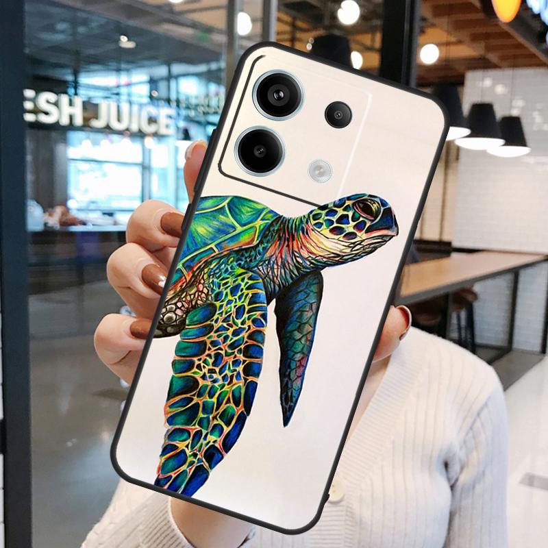 Чехол с морской черепахой для Xiaomi Redmi Note 15 Pro Plus 10 11 12 13 14 Pro Redmi 15 15C 10C 12C 13C 14C