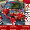 Bridal Car Decoration Set: Suction Cup Flower & Pull Flowers for Wedding Cars