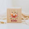 Personalized Money Box Custom Name Wooden Money Boxes Cute Child Coin Bank  Coin Collection Case Birthday Holiday Gifts for Kids