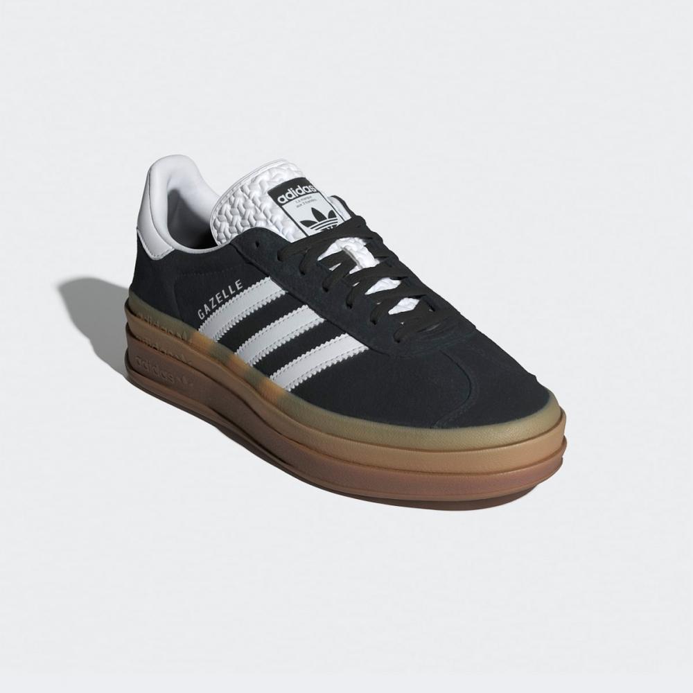Adidas Gazelle Bold Women Ie0876 Cblack Ftwht Ftwwht