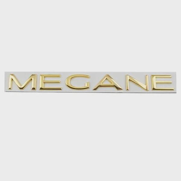 Car 3D Metal Rear Trunk Letters Words Logo Badge Emblem Decals Sticker For Rena-ult Megane 1 2 3 4 MK1 MK2 MK3 MK4 RS Accessories
