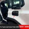 Для Toyota Land Cruiser Prado LC250 2024 2025 2026 Углеродное волокно Накладка на крышку топливного бака автомобиля Рамка для крышки заливной горловины бензина/масла Аксессуары