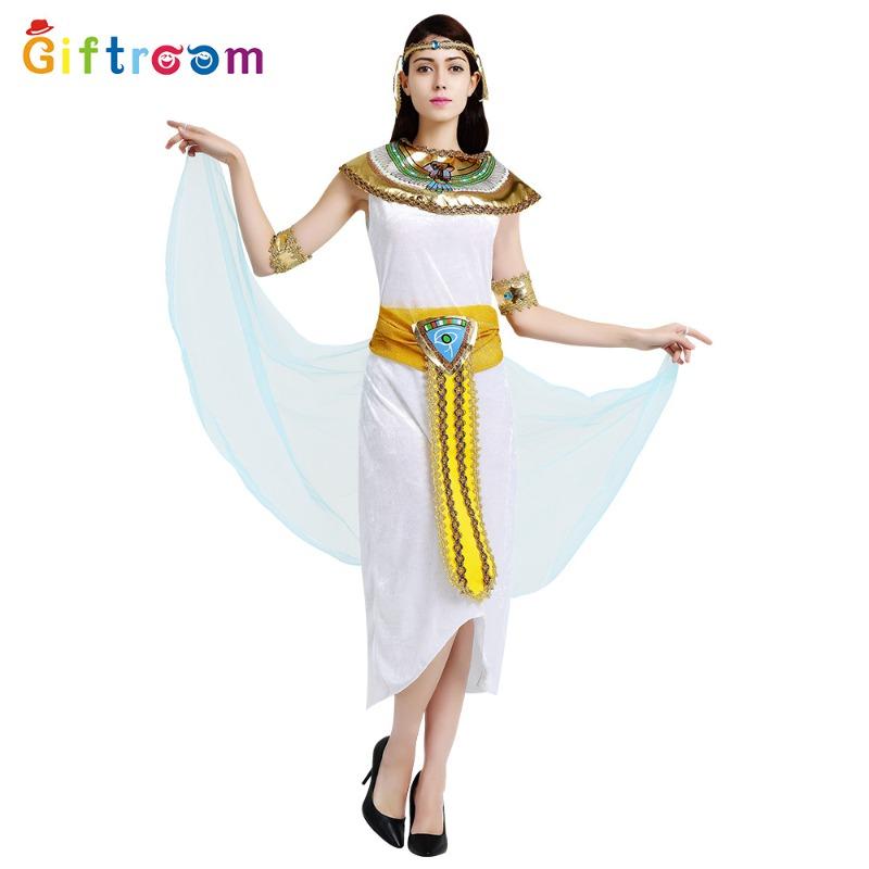 Carnival Party Costume New Nile Pharaoh Queen Stage Performance Couple Cosplay Costume