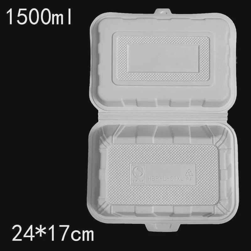 Одноразовый ланч-бокс для жареного мяса и фастфуда, барбекю-завтрака, жареного гуся и риса — бесплатная доставка