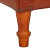 Armchair in Brown Genuine Goat Leather
