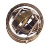 Brass Armillary Sphere with Stand, 9 Cm High - Steampunk, Pirate or Vintage Deco