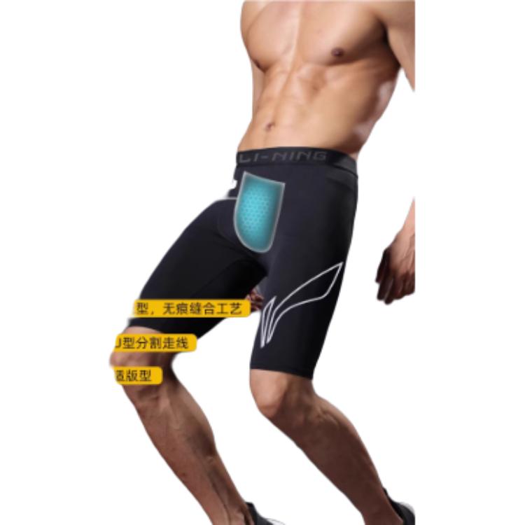 Спортивные шорты Li Ning мужские модные черные YUSU017-2