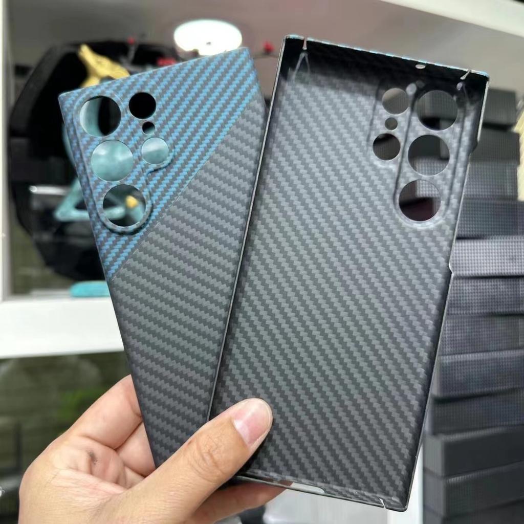 YTF-Carbon Чехол из углеродного волокна Для Samsung Galaxy 24/s25 Ultra Арамидное волокно Противоударный Чехол для Galaxy s22/s23 Ultra