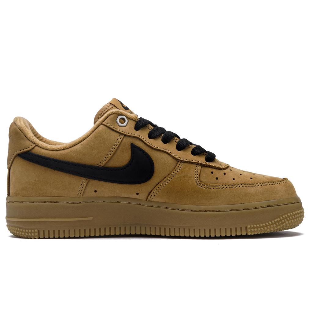 Nike Air Force 1 Черные Овсяные Нескользящие Износостойкие Низкие Кеды для Скейтборда Унисекс Пшеничные CJ9179-200(Команда645-)