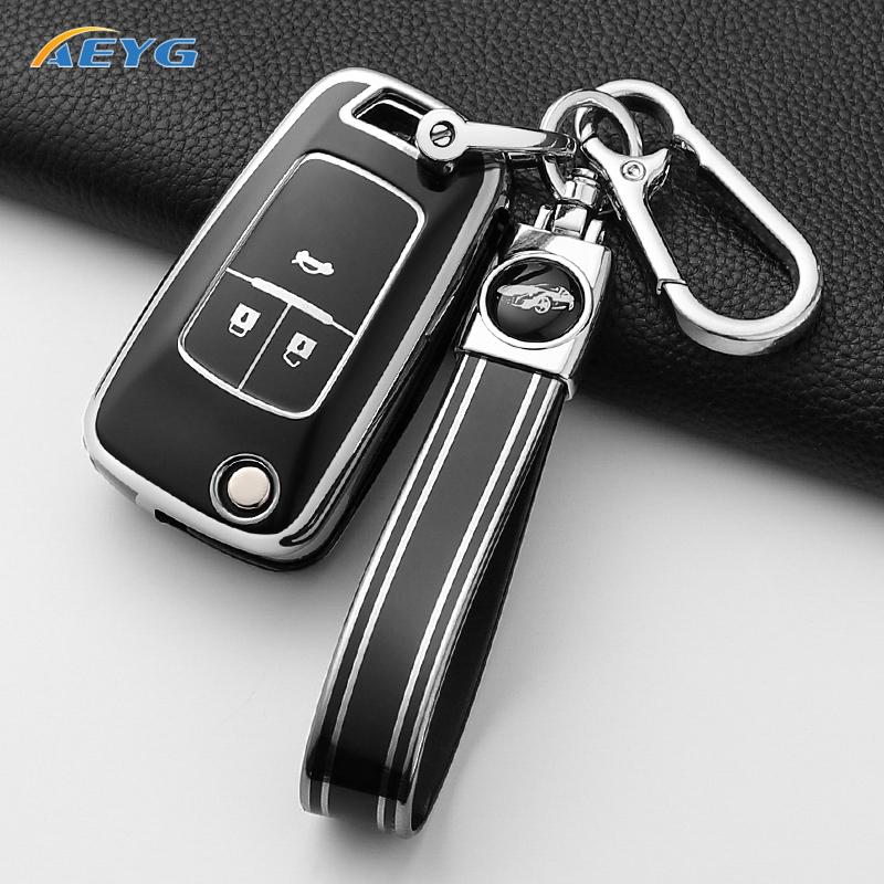 Tpu Car Key Case Cover Shell Fob For Opel Astra Corsa Mokka Buick Chevrolet Cruze Aveo Malibu Trax Sail Key Fob Accessories