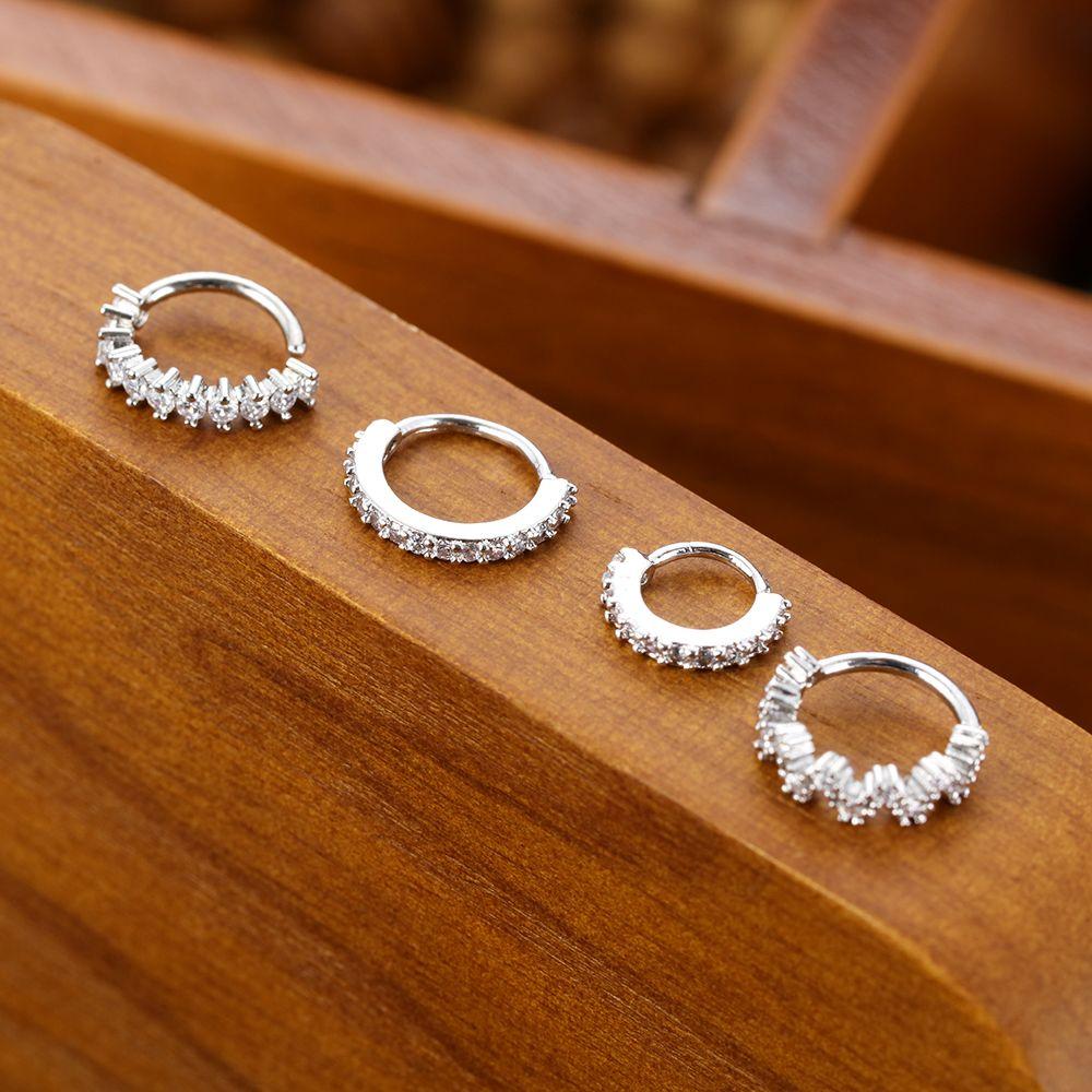 Модные Пирсинг Украшения для Тела Женские Хрящ Хеликс Козелок Серьги Стразы Гвоздики в Ухо