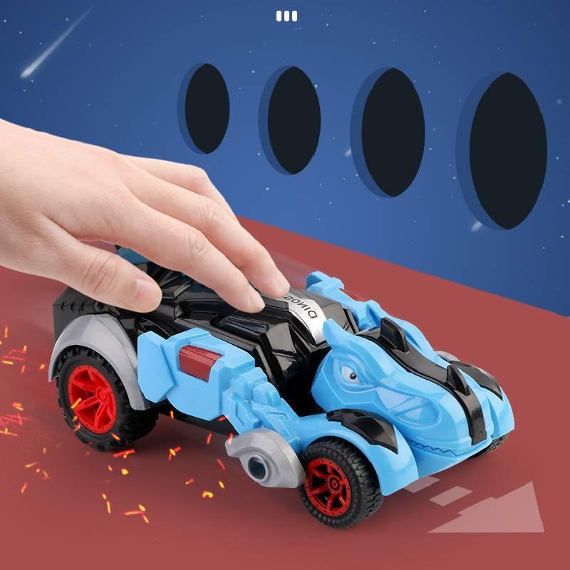 Inertial Morphing Impact Toy Dinosaur Car Model Tyrannosaurus Children Chariot