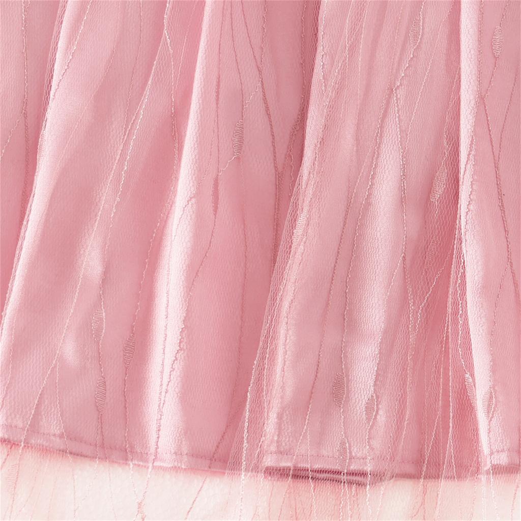 Косплей Платье без рукавов однотонное Платье асимметричное с кружевной панелью